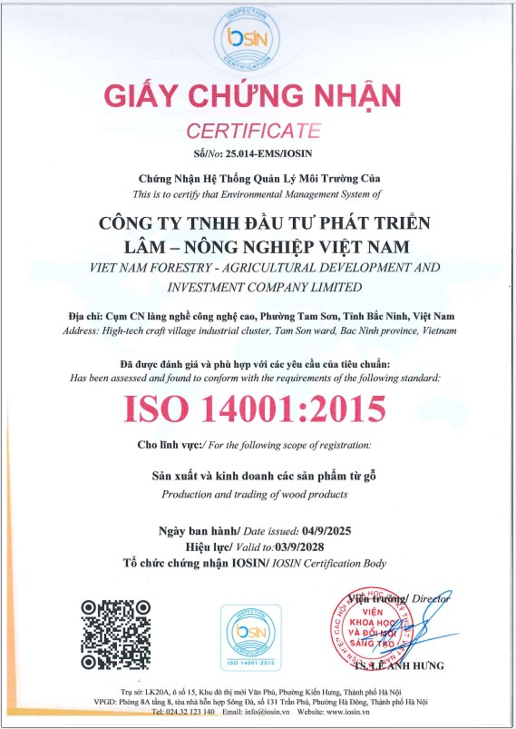 Giay Chung Nhan Ciara 2