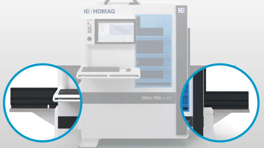 Cnc Drillteq V 200 Workpiece Load Removal Area